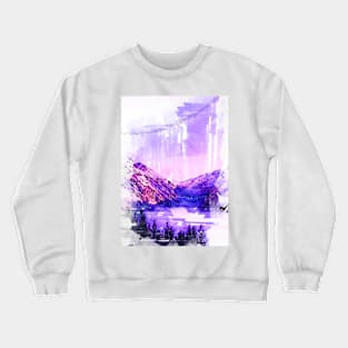 Berner Oberland Switzerland Foggy Mountain. For Foggy Forests & Mountain Lovers. Foggy mountain collection Crewneck Sweatshirt